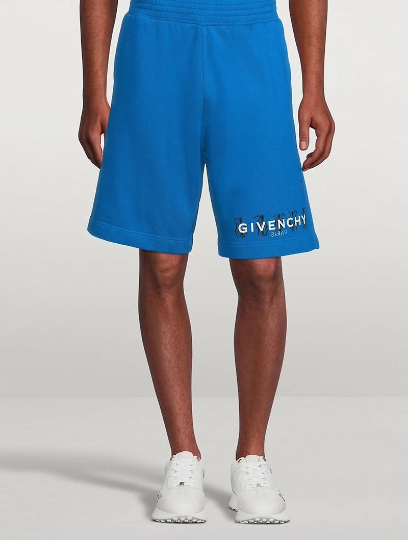 Felpa Shorts With Reaper Print