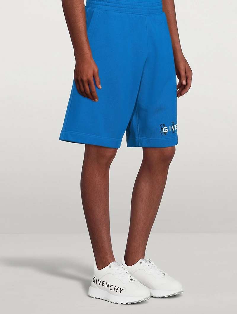 Felpa Shorts With Reaper Print