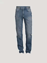 Slim-Fit Jeans With 4G Zipper