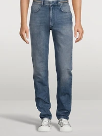Slim-Fit Jeans With 4G Zipper