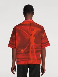 Hawaiian Shirt With Reaper Print