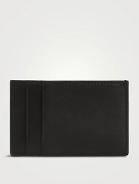 Leather Skull In Hand Card Case