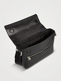 Leather Crossbody Messenger Bag