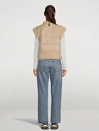 Pasha Down Leather Vest
