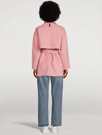 Tyra Belted Wool Wrap Coat