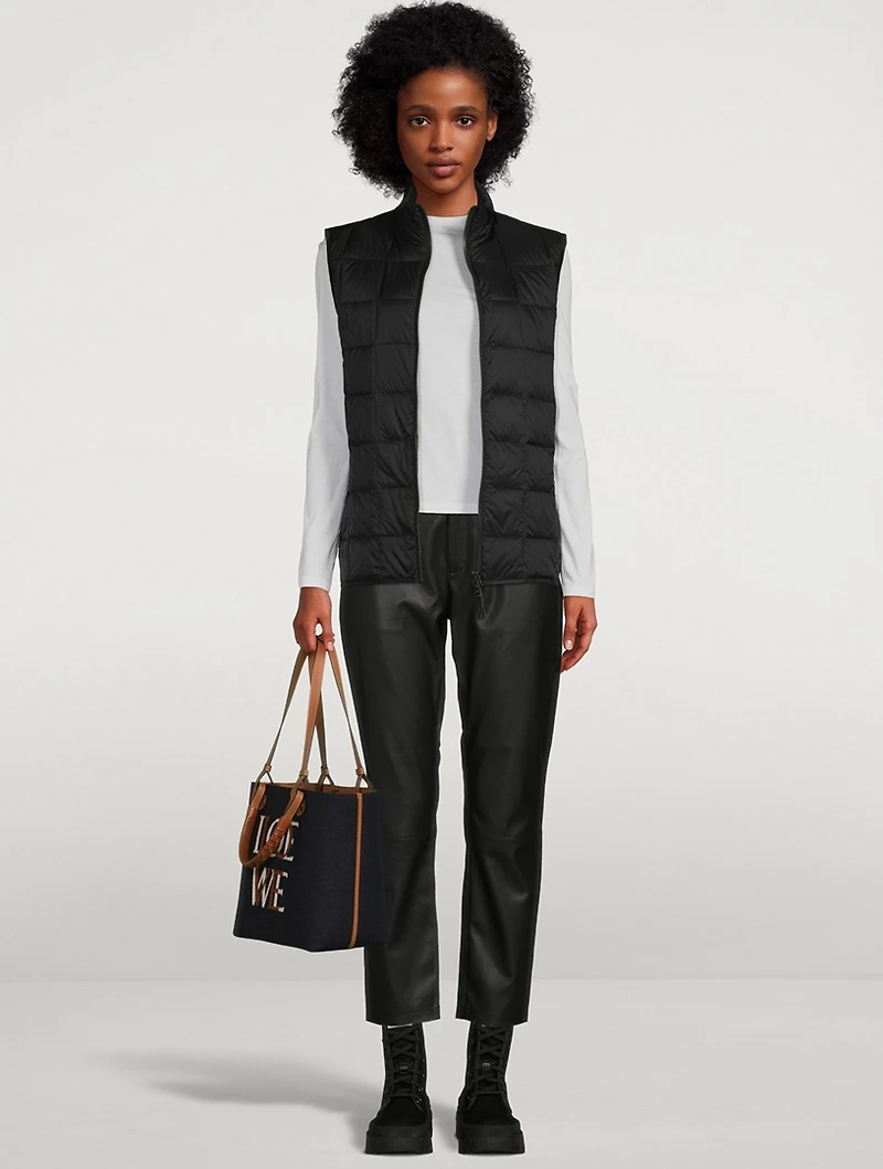 High-Neck Down Vest