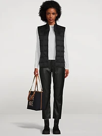 High-Neck Down Vest