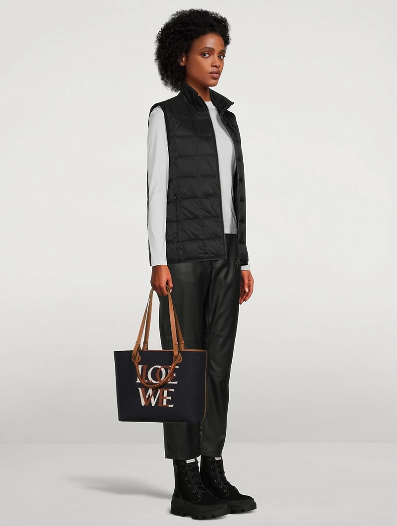 High-Neck Down Vest