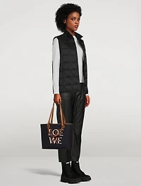 High-Neck Down Vest