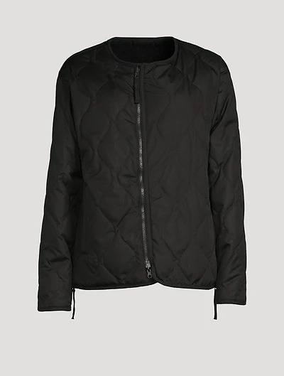 Reversible Down And Faux Shearling Jacket