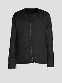 Reversible Down And Faux Shearling Jacket