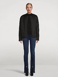 Reversible Down And Faux Shearling Jacket