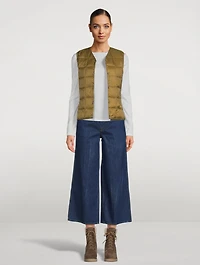 V-Neck Down Vest