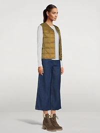 V-Neck Down Vest