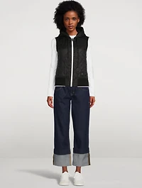 Rock Point Quilted Vest With Hood