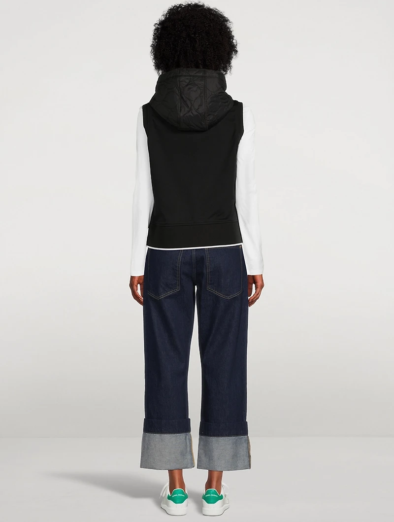 Rock Point Quilted Vest With Hood
