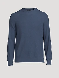 Cashmere Waffle-Knit Sweater