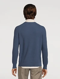Cashmere Waffle-Knit Sweater