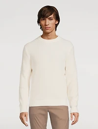 Cotton And Cashmere Crewneck Sweater