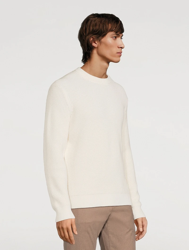 Cotton And Cashmere Crewneck Sweater