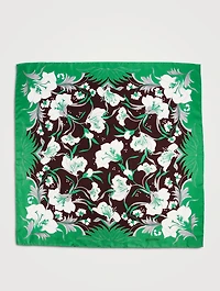 Silk Scarf In Floral Print