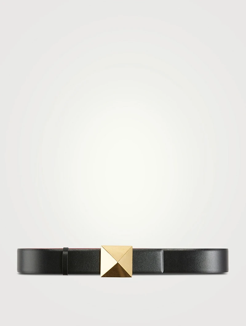 Roman Stud Reversible Leather Belt