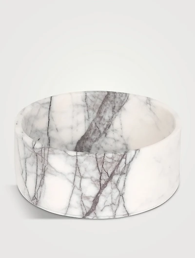 White Marble Fruit Bowl