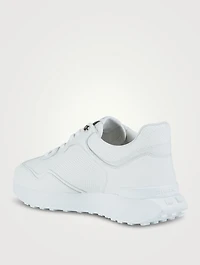 GIV Perforated Leather Runner Sneakers