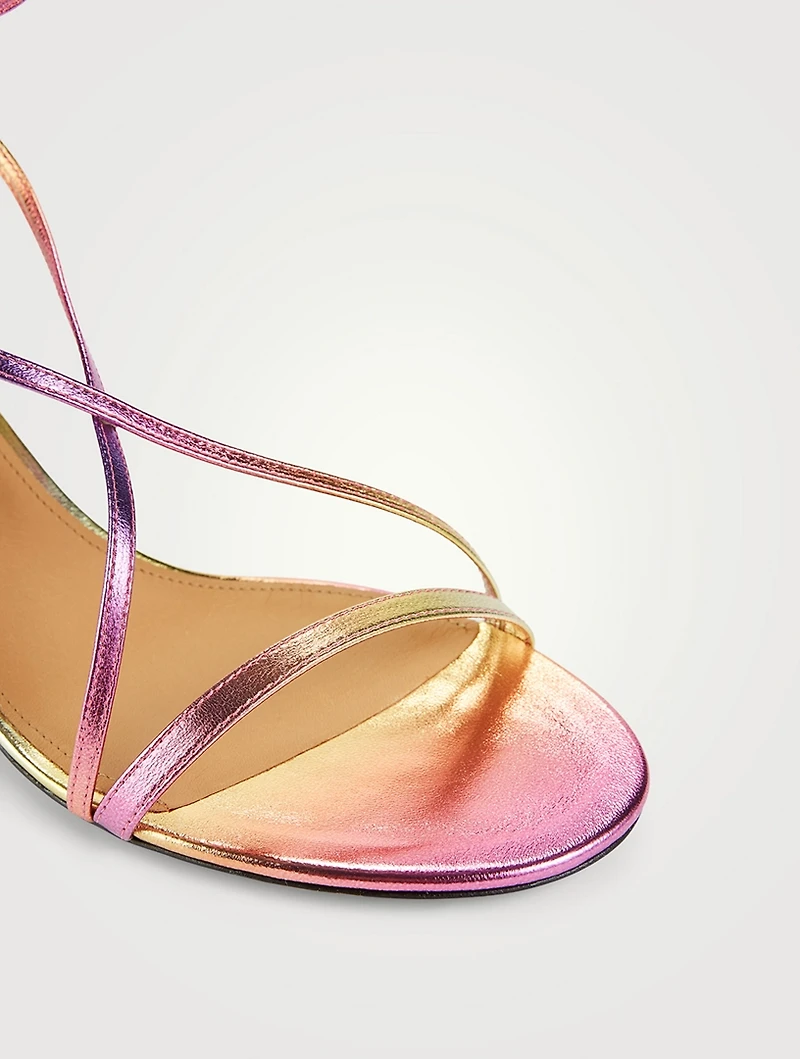 Amily Metallic Leather Sandals