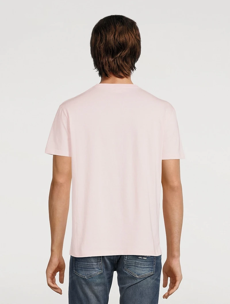 Selvedge Logo Tape Detail T-Shirt