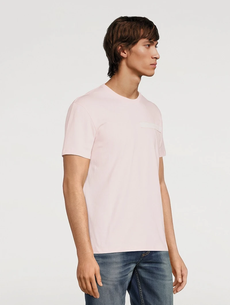 Selvedge Logo Tape Detail T-Shirt