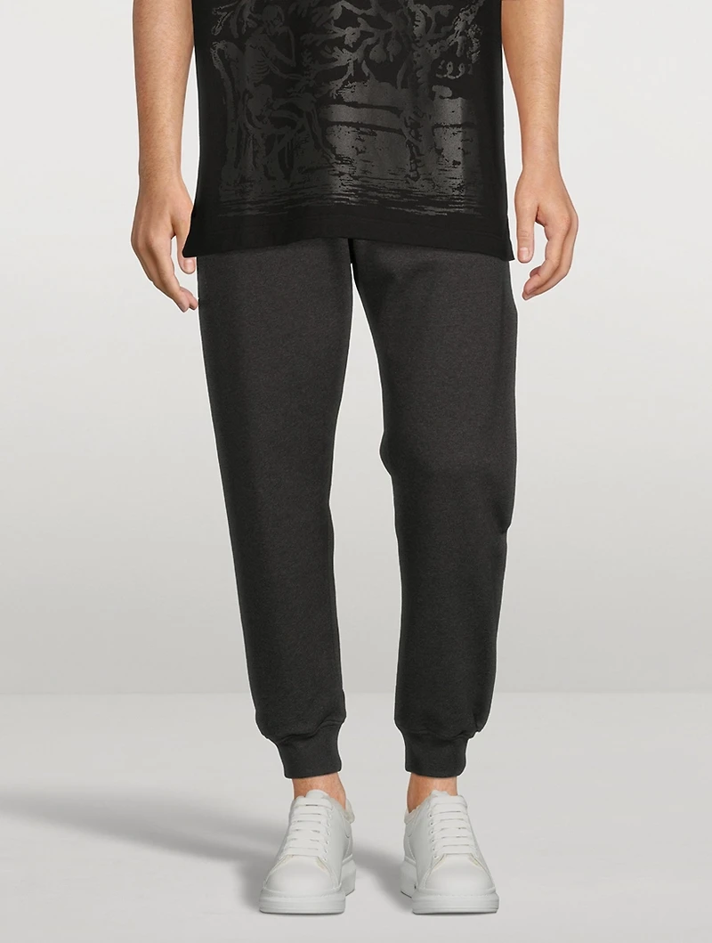 Selvedge Logo Tape Detail Jogger Pants