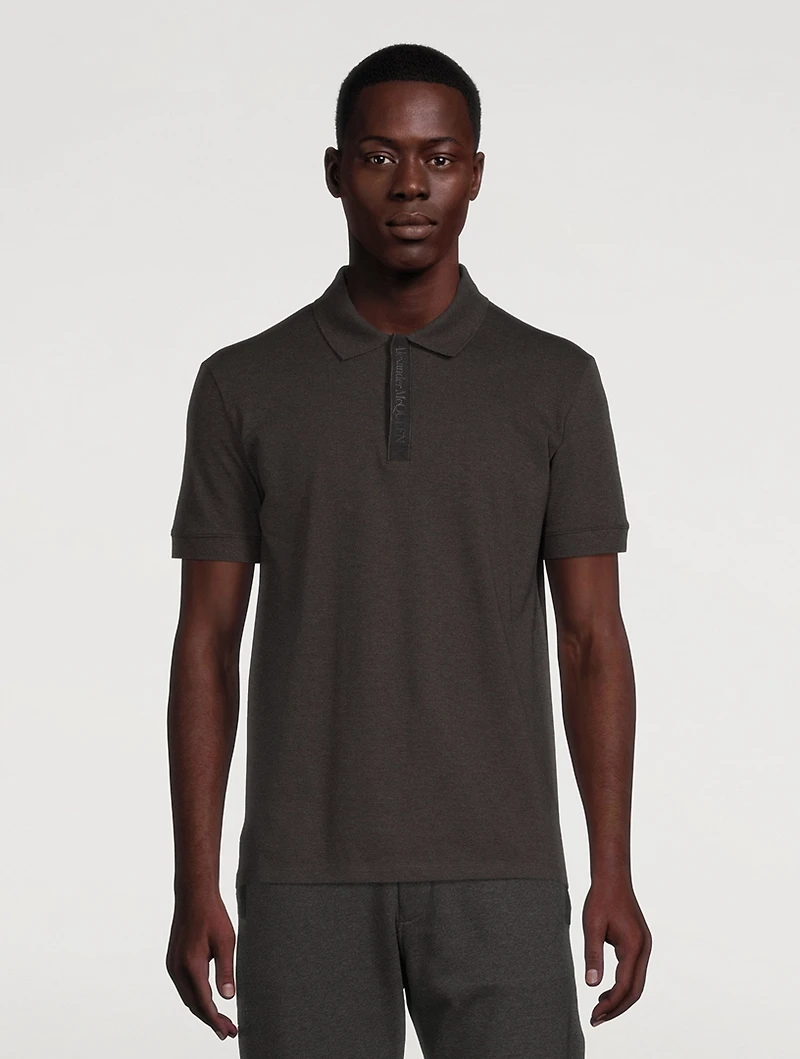 Selvedge Logo Tape Polo Shirt