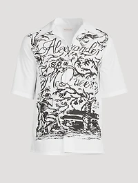 Cotton Short-Sleeve Graphic Shirt