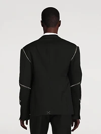 Wool Spiral Zip Jacket
