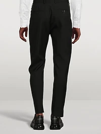 Wool Pants With Zip Detail