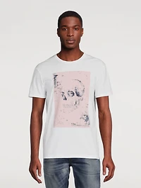 Cotton T-Shirt Skull Print
