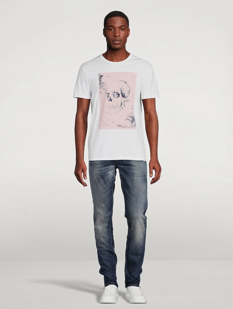 Cotton T-Shirt Skull Print