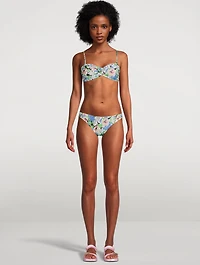 Convertible Bikini Top Floral Print
