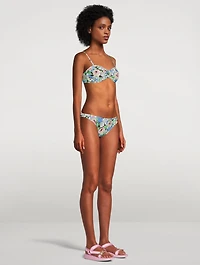Convertible Bikini Top Floral Print