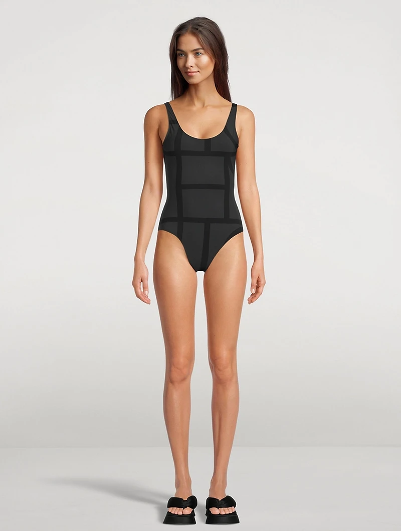 Monogram One-Piece Swimsuit