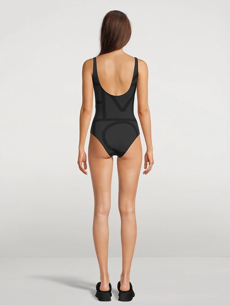 Monogram One-Piece Swimsuit