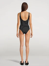 Monogram One-Piece Swimsuit