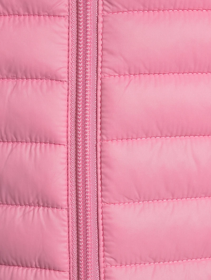 Kids Cupid Quilted Vest With Hood