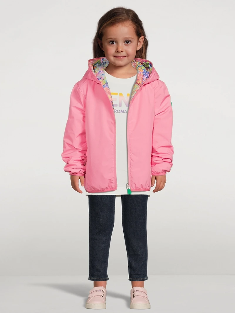 Kids Saturn Reversible Jacket With Hood