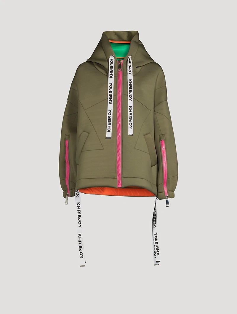 Neoprene Jacket With Hood
