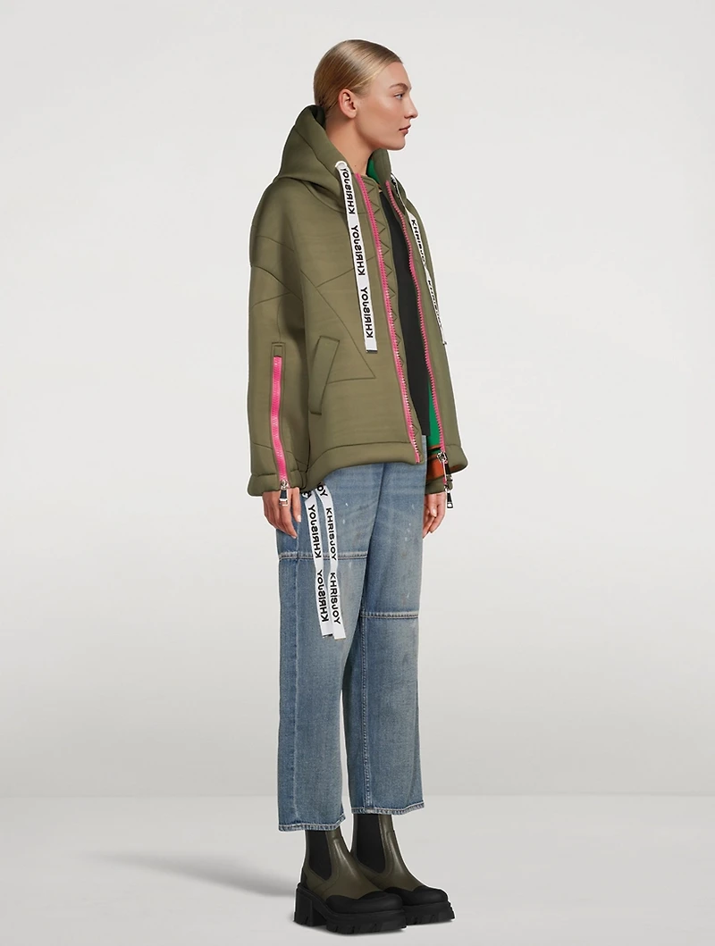 Neoprene Jacket With Hood