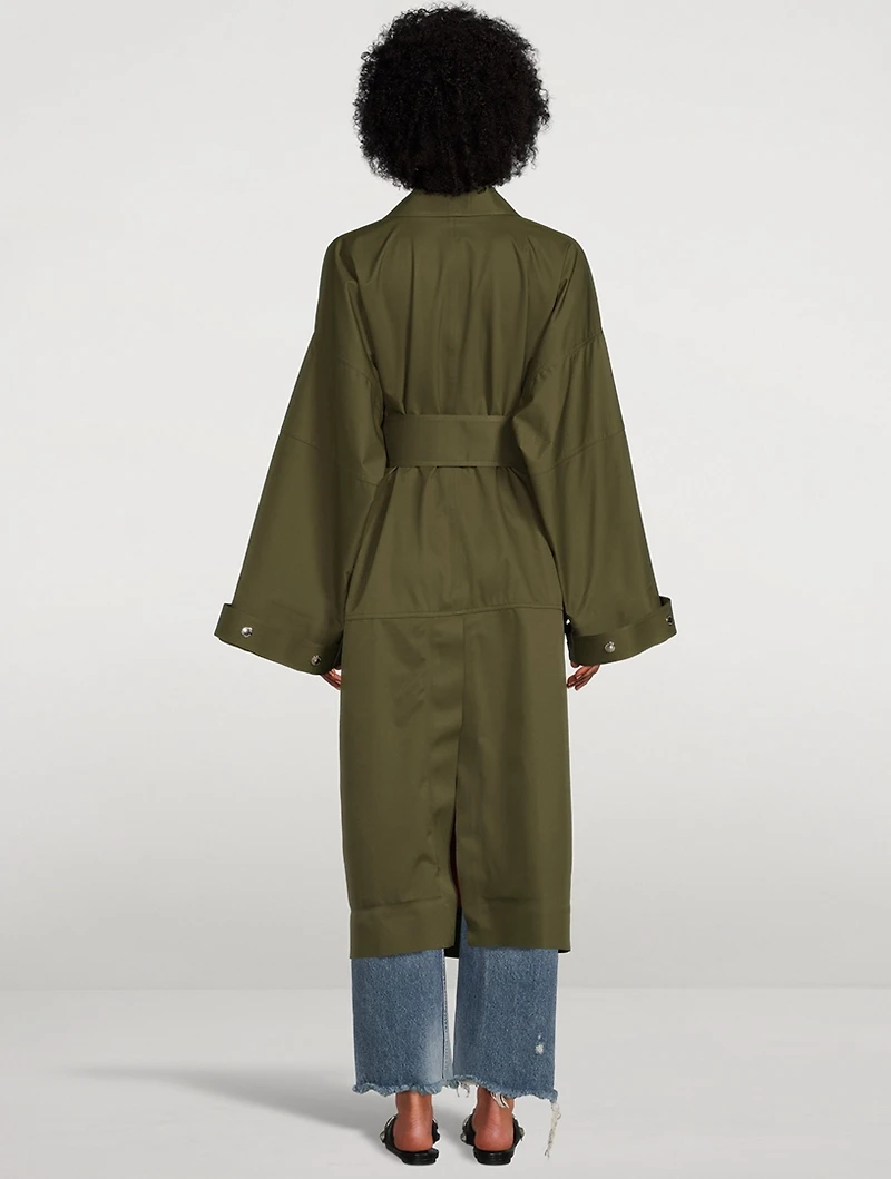 Kimono Belted Rain Coat