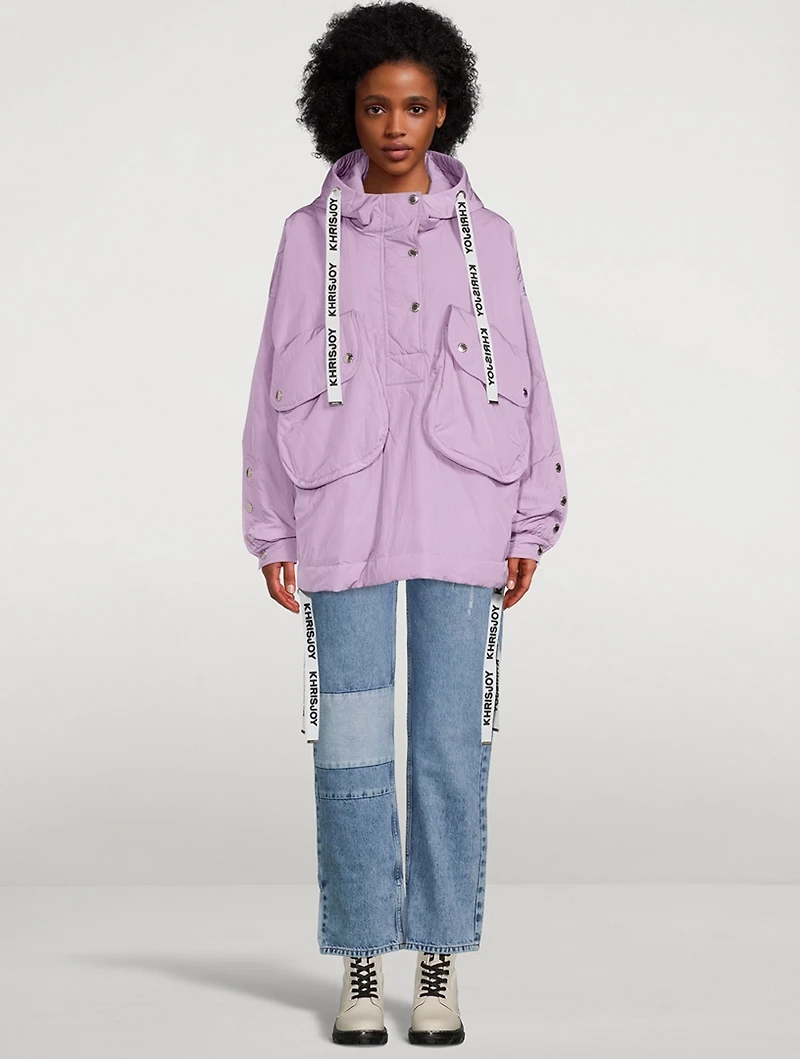 Puffer Anorak With Hood