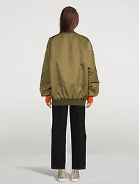 Satin Bomber Jacket